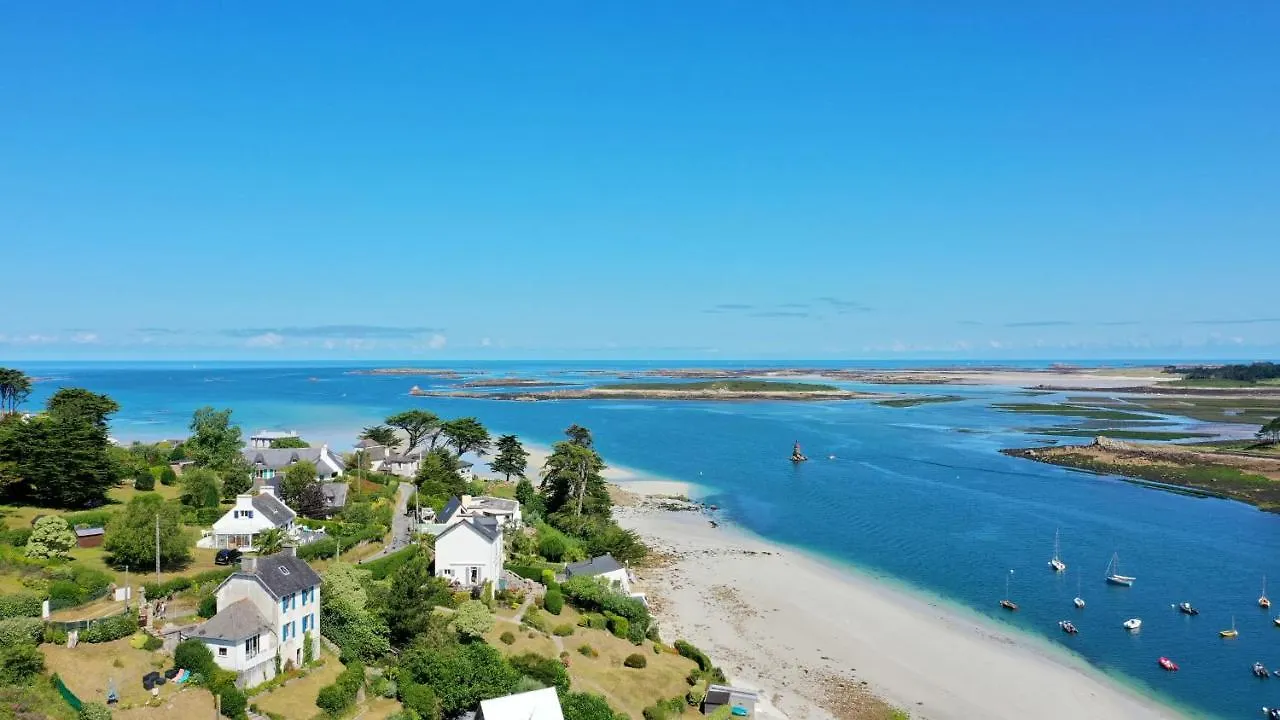 Ker Huella - Superbe Vue Mer Et Acces Plage Prive Saint-Pabu